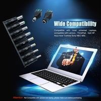 KUOQIY 8 az 1-ben Univerzális DC Tápegység Adapter 5.5x2.1mm - Laptop Átalakító HP Dell ASUS Lenovo Acer Készülékekhez 6
