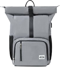Lekespring nagy női hátizsák szigetelt rekesszel - laptop táska iskolába, munkába, szürke 1