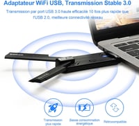TP-Link Archer TX20UH Wi-Fi 6E USB adapter, 5400 Mbps, tri-band, Windows 10/11 4