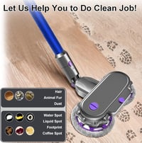 Dyson Digital Slim V12 Fluffy kompatibilis motoros padlókefe mikroszálas kendővel 5