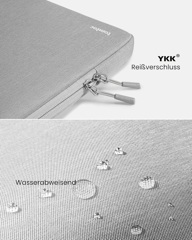 tomtoc 360 Védő Laptop Tok 14" MacBook Pro M2/M1 Pro/Max és 13" MacBook Air M2 Készülékekhez, Vízálló Kemény Borítással és Kiegészítő Zsebbe