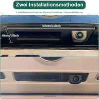 BMW kompatibilis 720P AHD tolatókamera koffernyitó fogantyúval 3