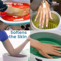 Set pentru îngrijirea mâinilor și picioarelor cu parafină și Aloe Vera Boston Tech BE-106, 6 piese 5