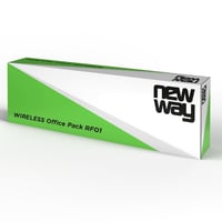 NEWWAY Vezeték Nélküli Billentyűzet és Egér Szett - Fekete, USB és WiFi Csatlakozás, Hordozható, PC Kompatibilis, ON-KM01F Modell 8