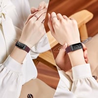 Fitbit Charge 4/3 Állítható Nylon Sportpánt Szett - Fekete, Szürke, Bordó, Lila 6