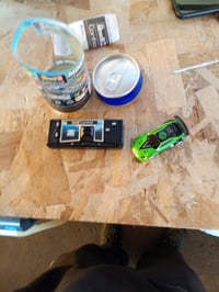 Mașină cu telecomandă Revell Control Mini RC Racer I, 1:43, verde, pentru interior — defectă, pentru piese: nu funcționează cu baterii (stare: vezi a 2-a imagine) 2