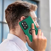 Samsung Galaxy A53 5G zöld tok 360°-os gyűrűs állvánnyal, ütésálló védelem 7
