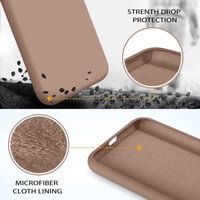 iPhone XR Barna Szilikon Tok Üvegfóliával - Felújított Szett 7