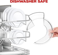 KitchenAid robotgéphez kiöntésvédő fedél, 4,5-5 literes keverőtálhoz, átlátszó 7