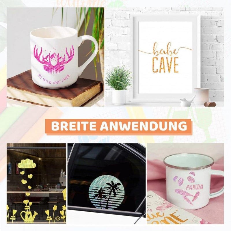 IModeur 8 részes színes vinyl matrica szett bel- és kültérre