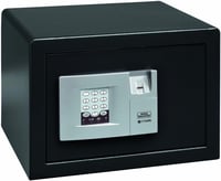 Burg-Wächter PointSafe P 2 E FS Laptop Széf, Elektronikus Kombinációs Zár Ujjlenyomat Olvasóval, Falra Szerelhető, 20,5 Liter, Fekete 2