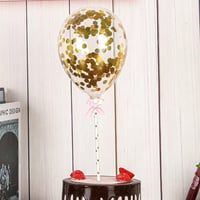 Csillogó 31. Születésnapi Tortadísz Szett - Csillagokkal, Szívekkel és Lufikkal 3