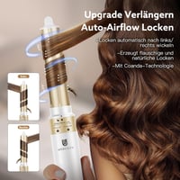 Webeauty 5 az 1-ben Ionos Hajformázó Szett - Hajszárító, Göndörítő, Volumennövelő, Körkefe és Hajvasaló 4