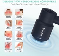 VOYOR-HEALTH CM410 Kézi Elektromos Masszírozó - Vezeték Nélküli Újratölthető Izomfájdalom Enyhítő Nyakra, Vállra, Hasra, Derékra, Combra (Ké 3