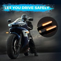 Univerzális LED irányjelző szett motorokhoz - 4db, vízálló, E24 jóváhagyott 6