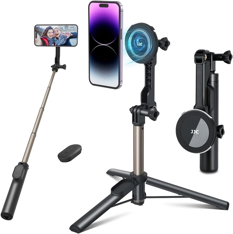 JJC MagSafe szelfibot és állvány iPhone-hoz, Samsunghoz - vezeték nélküli távvezérlővel