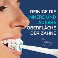 BALENE Duotech Kétoldalú Elektromos Fogkefe Szónikus Technológiával - Antibakteriális Sörtékkel, Kék, Közepes Keménységű Fejjel 2
