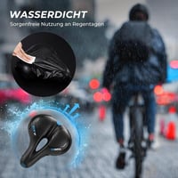 YOUNGDO Kerékpár Nyereg - Gél Üléspárna, Ergonomikus, Légáteresztő, Ütéselnyelő, Vízálló Borítással - Országúti, MTB és Városi Biciklikhez,  5