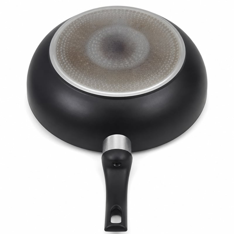 Tefal Unlimited On G25919 wok serpenyő 28 cm, titánium 6X karcálló tapadásmentes bevonattal, Thermo-Signal jelzővel, indukciós – Használt