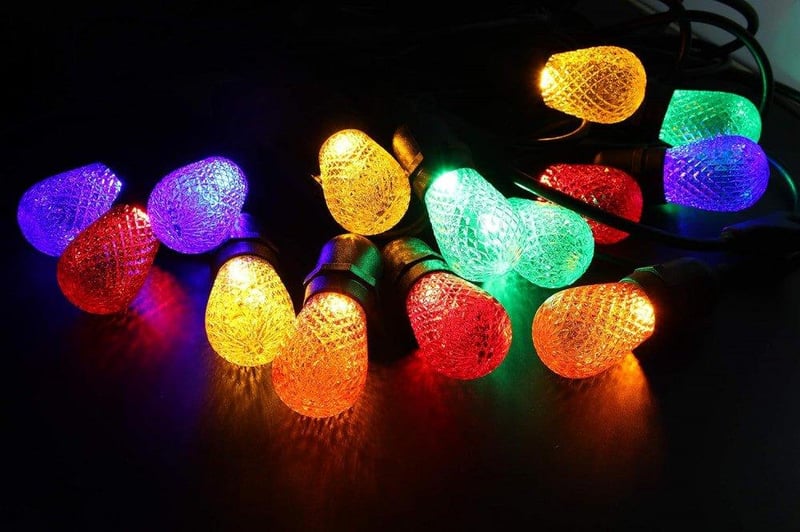 Törésálló E27 LED Színes Izzó Készlet Kültéri Füzérekhez - 15db S14