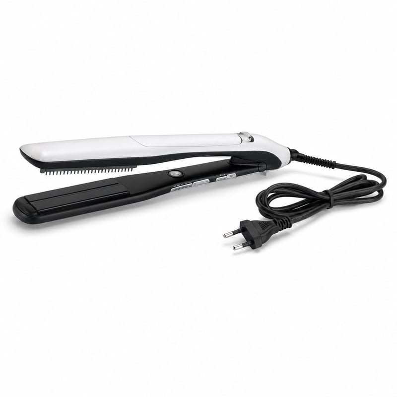 Placă de îndreptat părul cu aburi BaByliss Steam Lustre ST595E, tehnologie Surround Steam — defectă, pentru piese: nu se aprinde (stare: vezi a 2-a imagine)