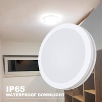 Liper 30W LED mennyezeti lámpa, hidegfehér, vízálló, IP65, kerek, 25,5cm 9