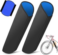 MHYMX Elektromos Kerékpár Akkumulátorvédő Huzat - 2db Vízálló Neoprén Védőborítás 28-45cm Keretre, Kék, Hőszigetelő E-Bike Kiegészítő 1