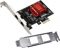 Intel 82575 Dual-Port PCIe Gigabit Hálózati Kártya, PXE Támogatással, Alacsony Profilú 1