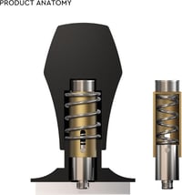 Normcore Kávétömörítő 53.3 mm - Nyomásszabályozó Barista Tamper 15/25/30 Font Nyomással - Alumínium Fogantyú Ripple Alap Espresso Készítéshe 4