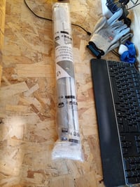 Rulou Dublu VOUNOT Fără Găurire, 55x150 cm, Gri, Umbrire de Zi și de Noapte, pentru Fereastră și Ușă, Semitransparent și Opac, 1 buc. 4