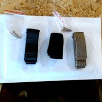 chinbersky 20 mm pleteni najlonski remen za pametni sat, kompatibilan sa Samsung Galaxy Watch 4/5/6/5 Pro/Active 2/Watch 3 41mm/Gear S2 Classic, elastičan, set od 3 komada 4