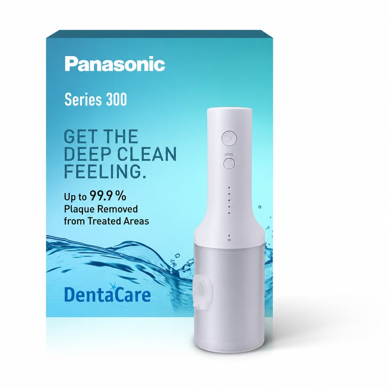 Panasonic Series 300 EW-DJ26-V303 Bežični oralni tuš 200 ml IPX7 5 — bez mlaznice (stanje: vidi 2. sliku)