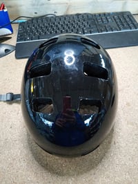 Uvex Kid 3 dječja biciklistička kaciga, dirtbike crna, opseg glave 51-55 cm, rabljeno 3