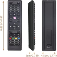 FOXRMT RC4875 RC4870 Távirányító Telefunken Finlux Vestel Edenwood 4K Ultra HD TV-hez - YouTube és Netflix Gombokkal - Azonnali Használatra  5