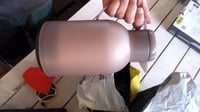 Termosová kanvica Emsa Samba 1,5 l, uzáver Quick Press, 12 hodín teplý a 24 hodín studený nápoj, priesvitná taupe farba 8