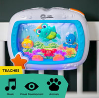 Sea Dreams Távirányítós Kiságy Játék Fényekkel és Dallamokkal - Újszülötteknek és Idősebbeknek - Automatikus Altatófunkció, Hangerőszabályzá 6