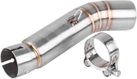 FTVOGUE Motorkerékpár Középső Kipufogócső Csatlakozó Honda CBR500R CB500X CBR400R CB400X Modellekhez 2013-2015 Rozsdamentes Acél 51mm 1