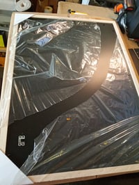 Ramă foto Americanflat 60x85 cm din lemn MDF cu geam plexiglas incasabil, pentru perete, stejar/natur — spate rupt (stare: vezi a 2-a imagine) 2