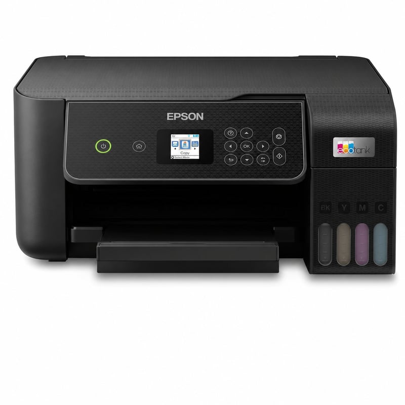 Multifunkčná atramentová tlačiareň Epson EcoTank ET-2870 A4 s Wi-Fi – tlač, kopírovanie — Chýba atrament (stav: pozri 2. obrázok)