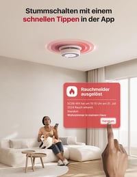 X-Sense WiFi-s Füst és Szénmonoxid Érzékelő, Cserélhető Elemmel, 2-in-1 Intelligens Kombinált Detektor, X-Sense Home Biztonsági Applikációva 4