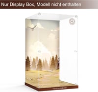 cooldac Akril Vitrin LEGO 76437 Harry Potter Róka Szetthez - Porvédő Átlátszó Kiállítási Doboz HD Háttérrel, Modell Nélkül 2