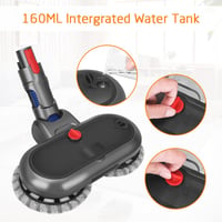 DrRobor Felmosó Adapter Dyson V11 V10 V15 V8 V7 Porszívókhoz - Víztartályos Feltét LED Világítással és 6 Mosható Moptalppal 6