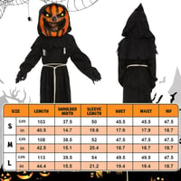 Tökfej jelmez gyerekeknek - Halloween töklámpás kosztüm maszk (L méret) 2