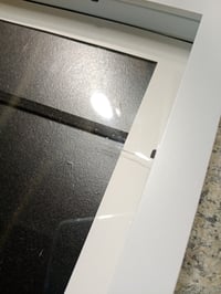 Ramă foto pentru copii ZHUDALA A4, albă, set de 2, cu deschidere frontală pentru desene - Capacul ramei deteriorat (stare estetică: vezi imaginea 2) 2