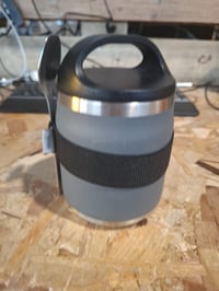 Termos pentru mâncare din oțel inoxidabil Campo Libre Lotta cu lingură, gri, 600 ml, recipient termoizolant — utilizat (stare: vezi a doua fotografie) 3
