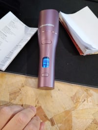 Grundig EasyCurl HS 6230 automatski uvijač za kosu, ljubičasti, na baterije, keramika — bez napuknutog plastičnog kućišta (stanje: vidi 2. sliku) 3
