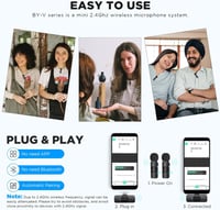 BOYA BY-V20 USB-C Vezeték Nélküli Mikrofon Zajszűréssel Android Okostelefonhoz 10