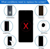 iYAiYO Blackview BV6200 Előre Összeszerelt LCD Érintőképernyő - Eredeti Kijelző Csere Szerszámkészlettel Mobiltelefon Javításhoz 5