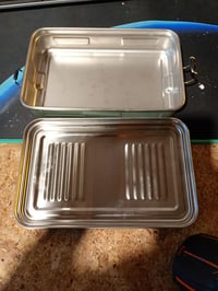 Nerezový obedár Stanley Classic 1,2 l – farba Hammertone Green, bez BPA, prackový uzáver, použitý stav 2