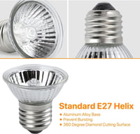Shengruili Teknős Hőlámpa - 25W és 50W E27 Izzókkal, 360° Forgatható Csipesszel, UV Sugárzás, Terráriumokhoz, Hüllőknek, Teknősöknek 3